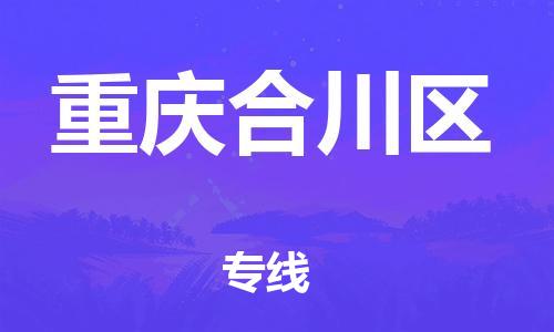 南翔镇到重庆合川区物流专线-重庆合川区到南翔镇货运-热推