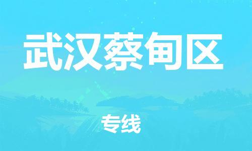 南翔镇到武汉蔡甸区物流专线-武汉蔡甸区到南翔镇货运-热推