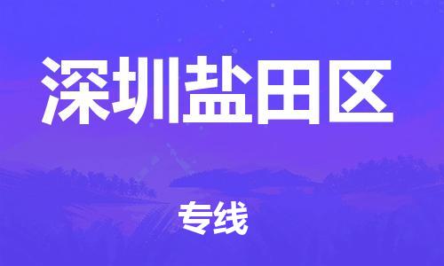 南翔镇到深圳盐田区物流专线-深圳盐田区到南翔镇货运-热推